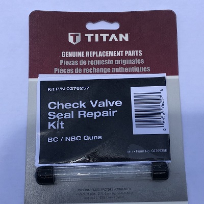 Titan 0276257 check valve Seal kit