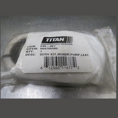 Titan 245-051 Minor Pump Service kit, leather