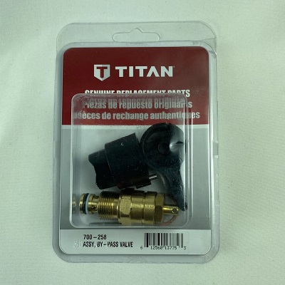 Titan 700-258 By-Pass Valve Assembly *OEM* 700258 for Titan 440 and 640 
