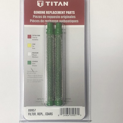 Titan 0089957 Gun Filter (GREEN 2-pack)