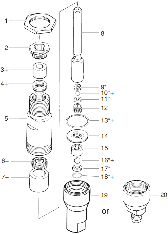 EP2205 Fluid Section Assembly : Titan 