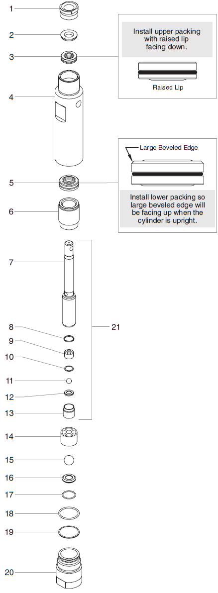 Titan EPX2455 Fluid Section Assembly