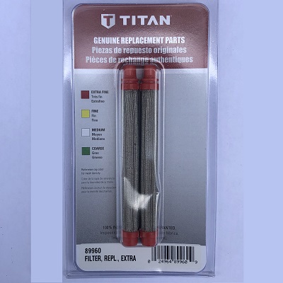 Titan 0089960 Extra Fine Mesh Filter (Red)