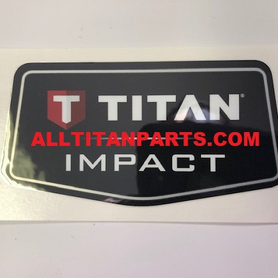 Titan 0532743 Front Cover Label