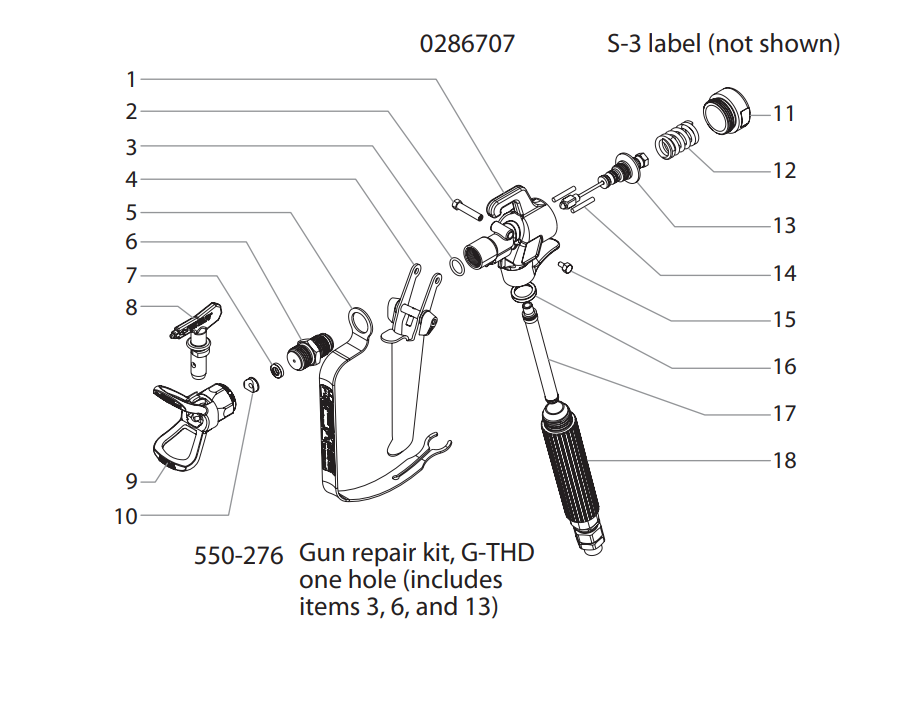 Wagner Titan XT-05 Airless Paint Spray Gun - Model 0515229